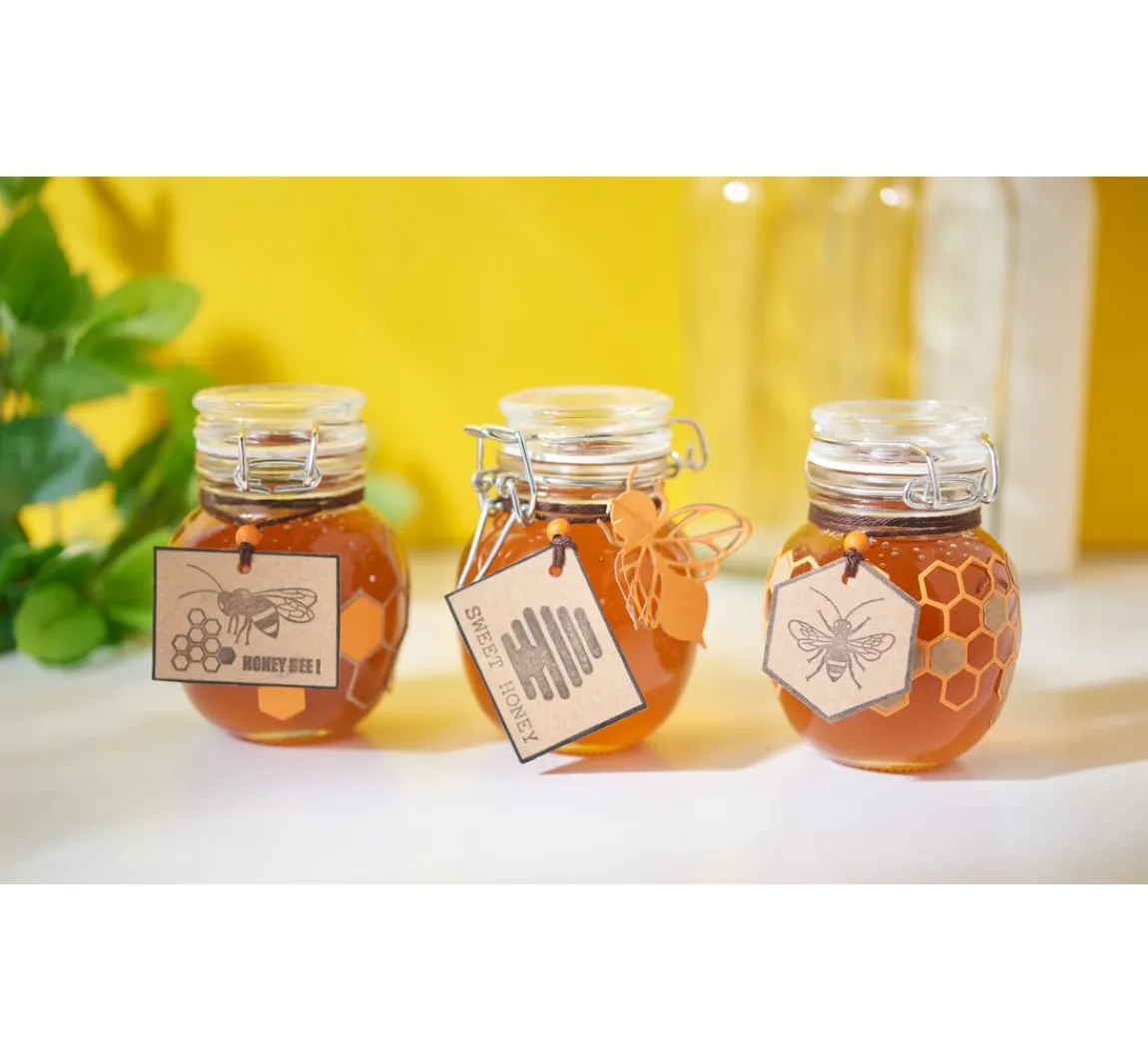 Discount VBS Mini-Bügelglas, bauchig, 6 Stück