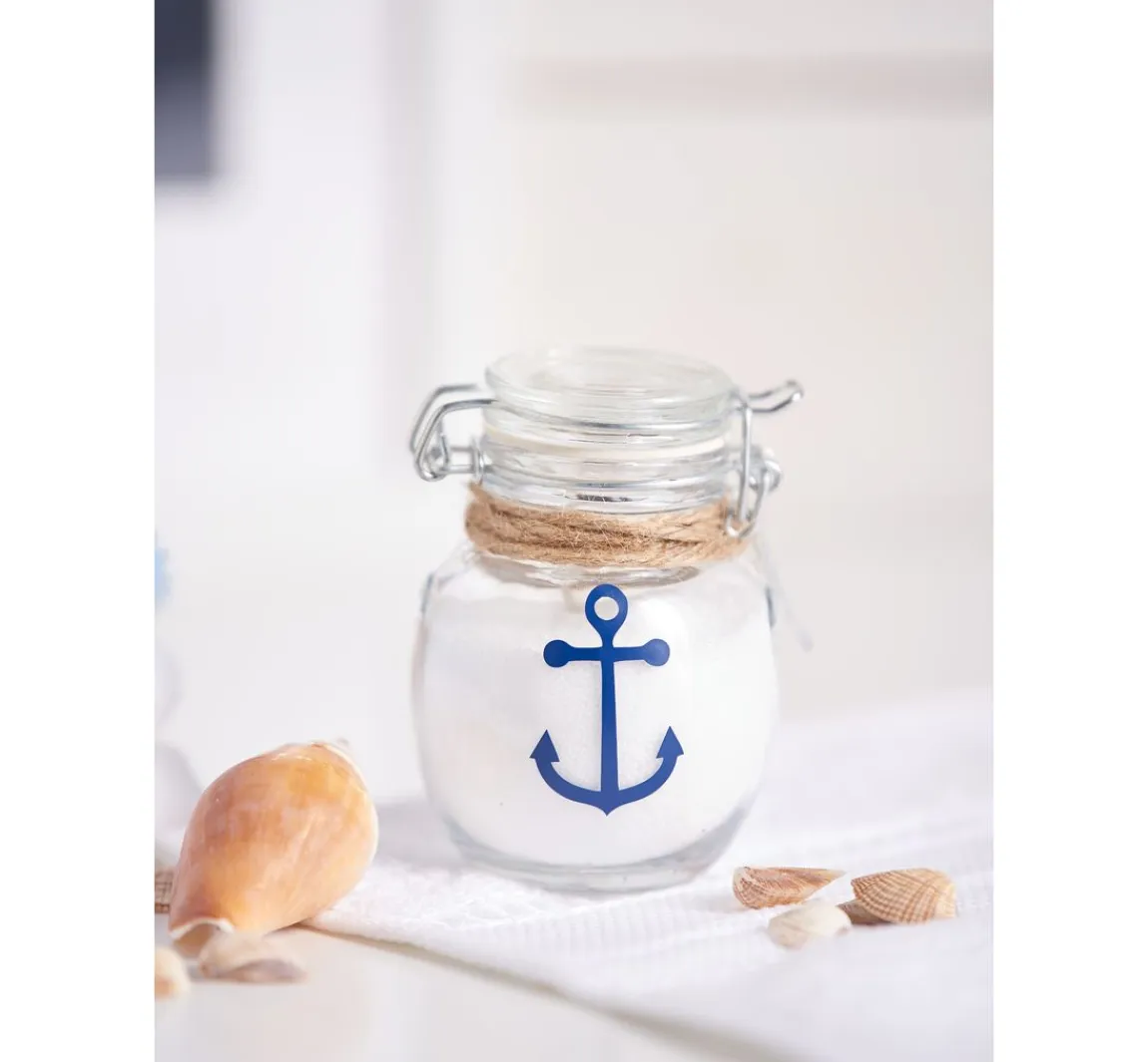 Discount VBS Mini-Bügelglas, bauchig, 6 Stück