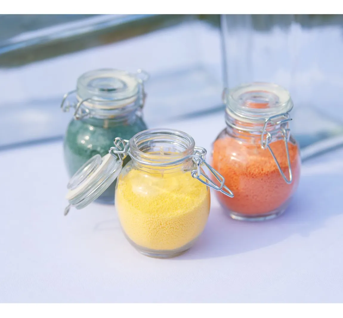 Discount VBS Mini-Bügelglas, bauchig, 6 Stück