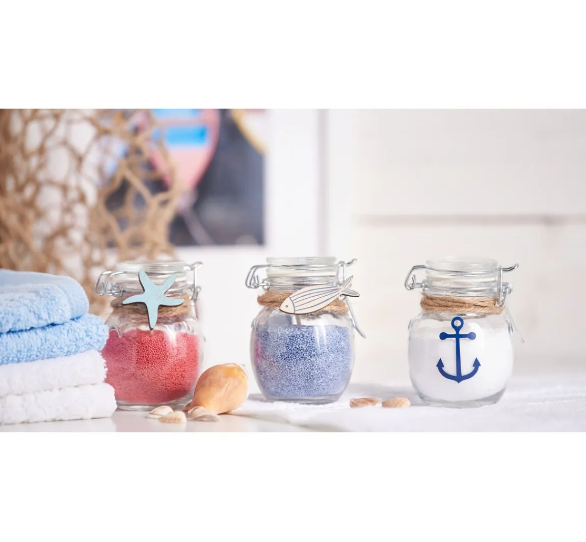 Discount VBS Mini-Bügelglas, bauchig, 6 Stück