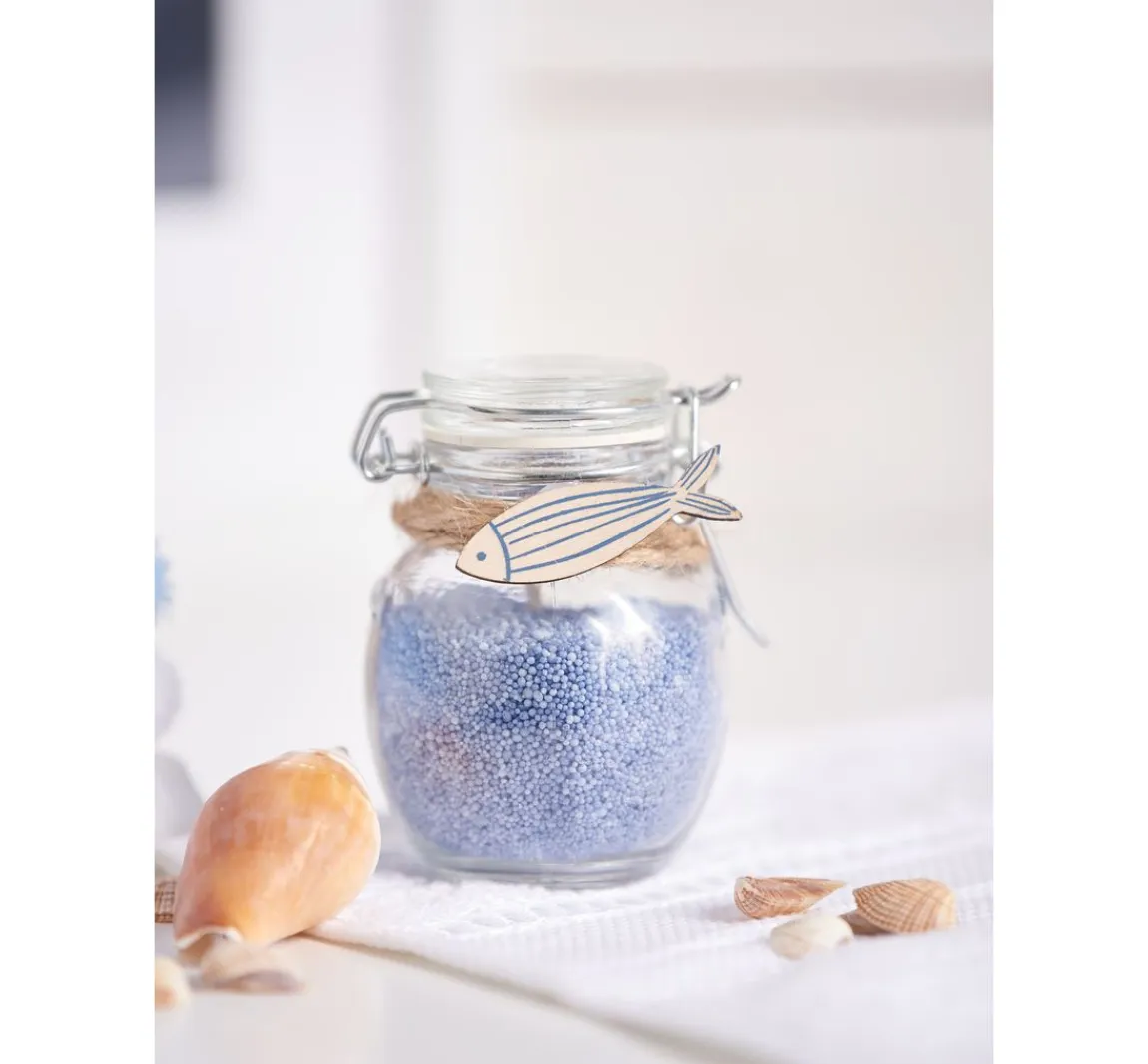 Discount VBS Mini-Bügelglas, bauchig, 6 Stück