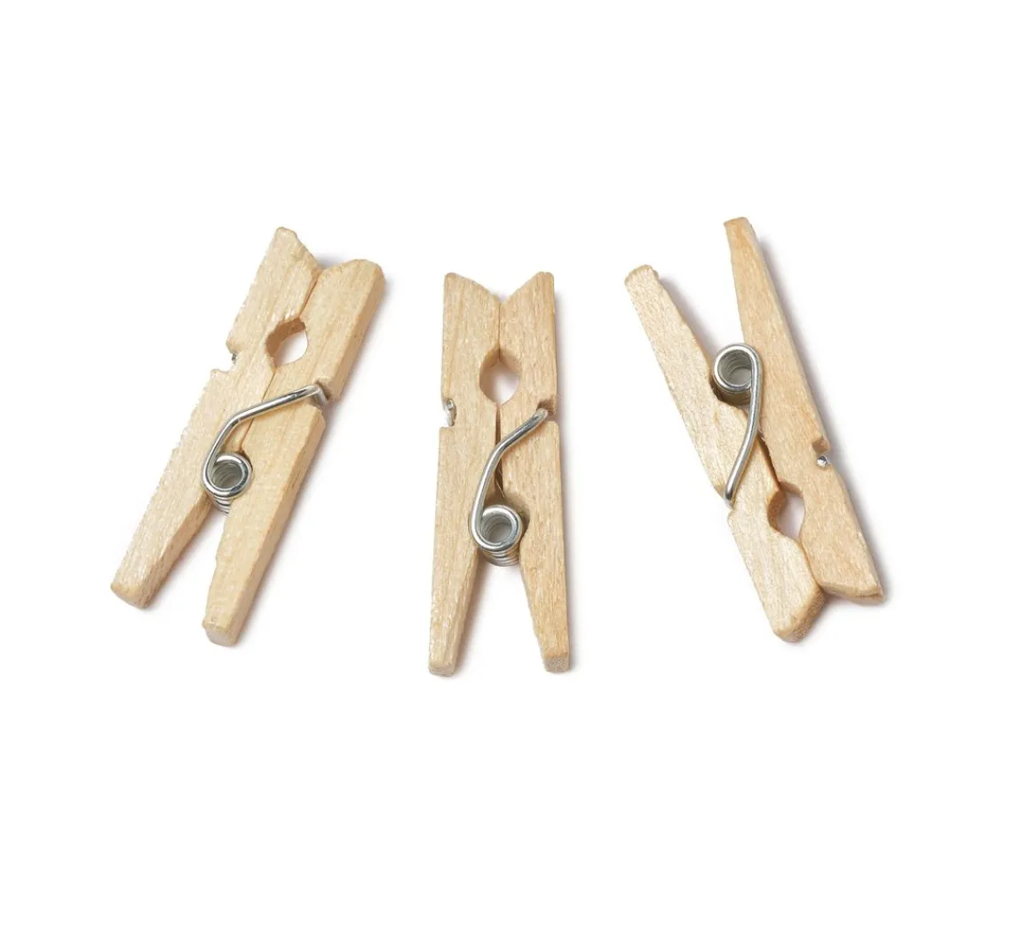 Hot VBS XXL VBS Mini-Holzklammern "2 cm", 100 Stück