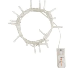 New VBS Mini-LED-Lichterkette, mit Timer, mit Knopfzellen