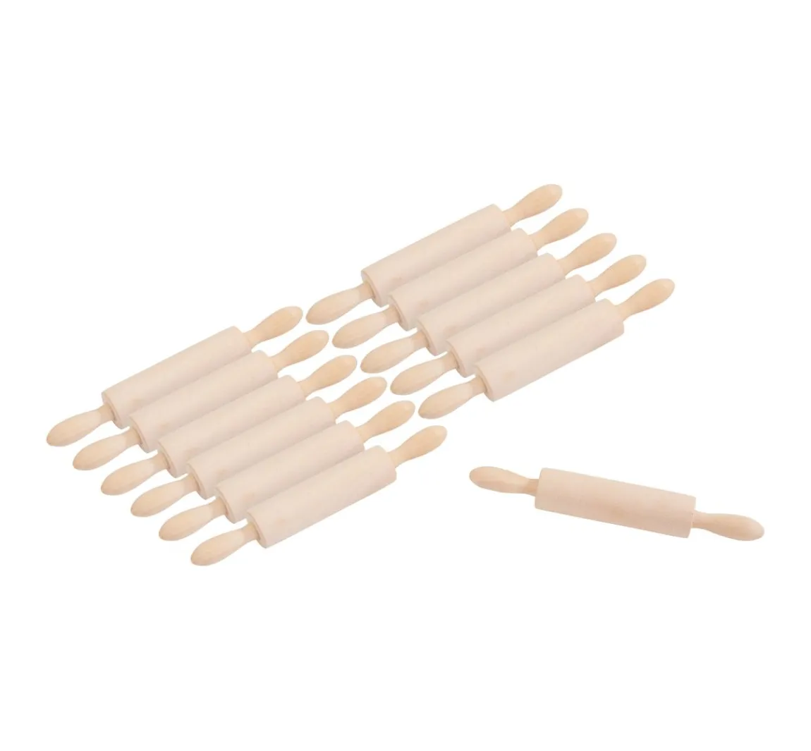 Sale VBS XXL VBS Mini-Nudelholz, 12 Stück, L 13,5 cm