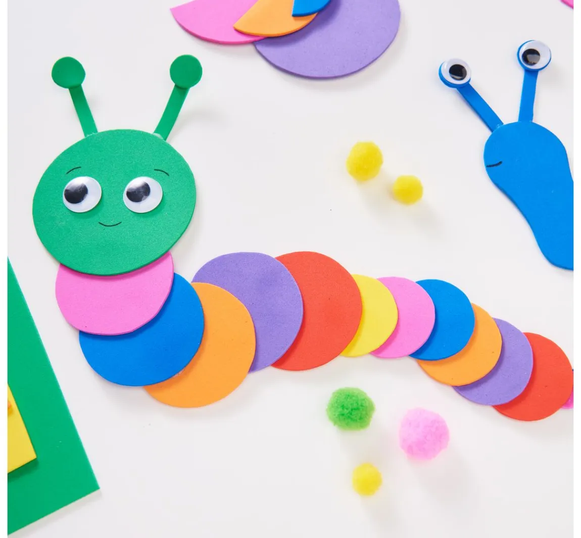 Hot VBS XXL VBS Moosgummi "Megapack", 50 Stück, farbig sortiert