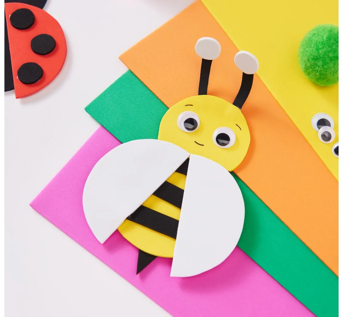 Hot VBS XXL VBS Moosgummi "Megapack", 50 Stück, farbig sortiert
