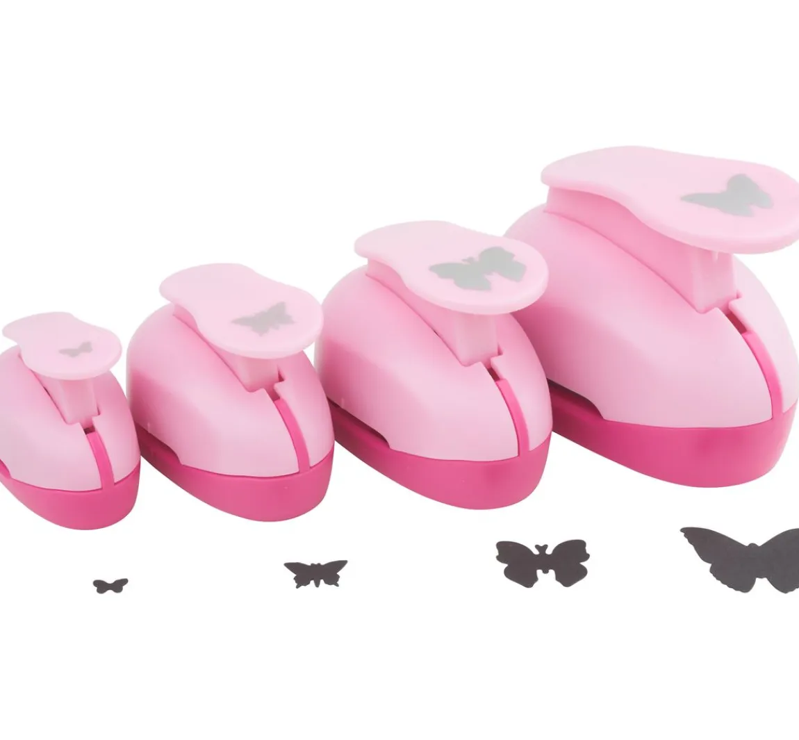 Discount VBS Motivlocher "Schmetterling", 4er-Set