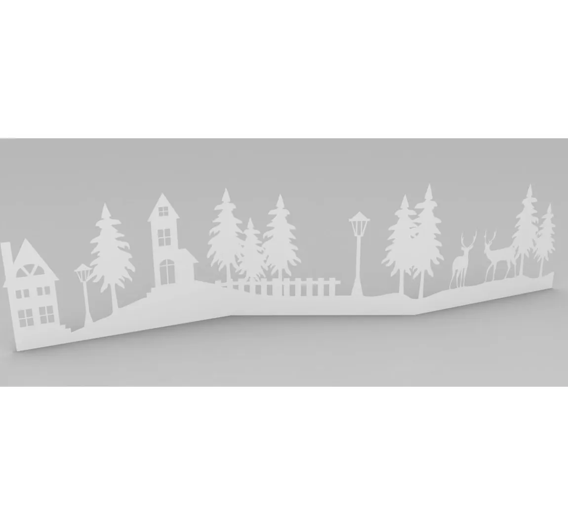 Best VBS Papier-Silhouette "Winterlandschaft"