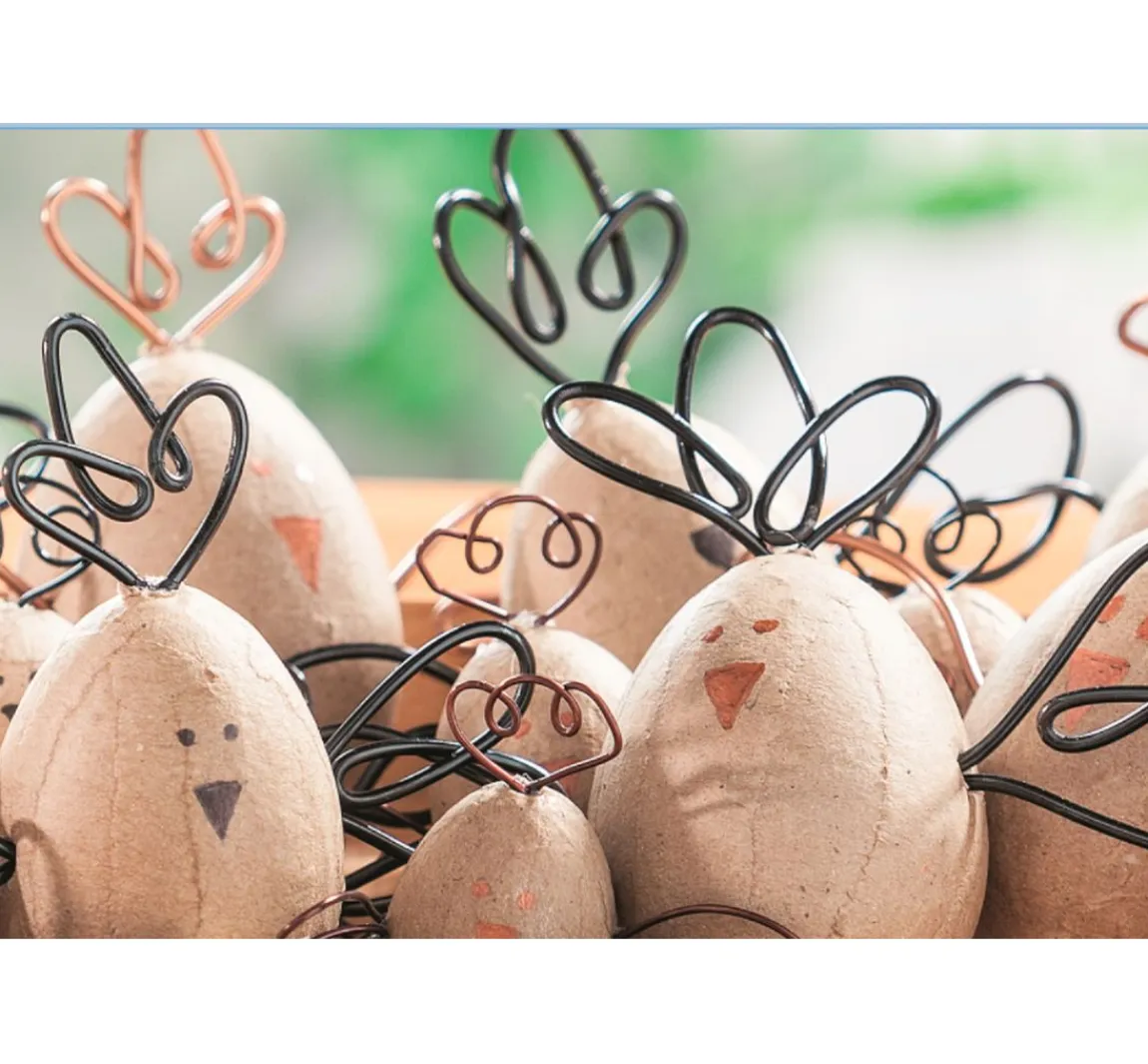 Best VBS Pappmaché-Eier, 10 Stück