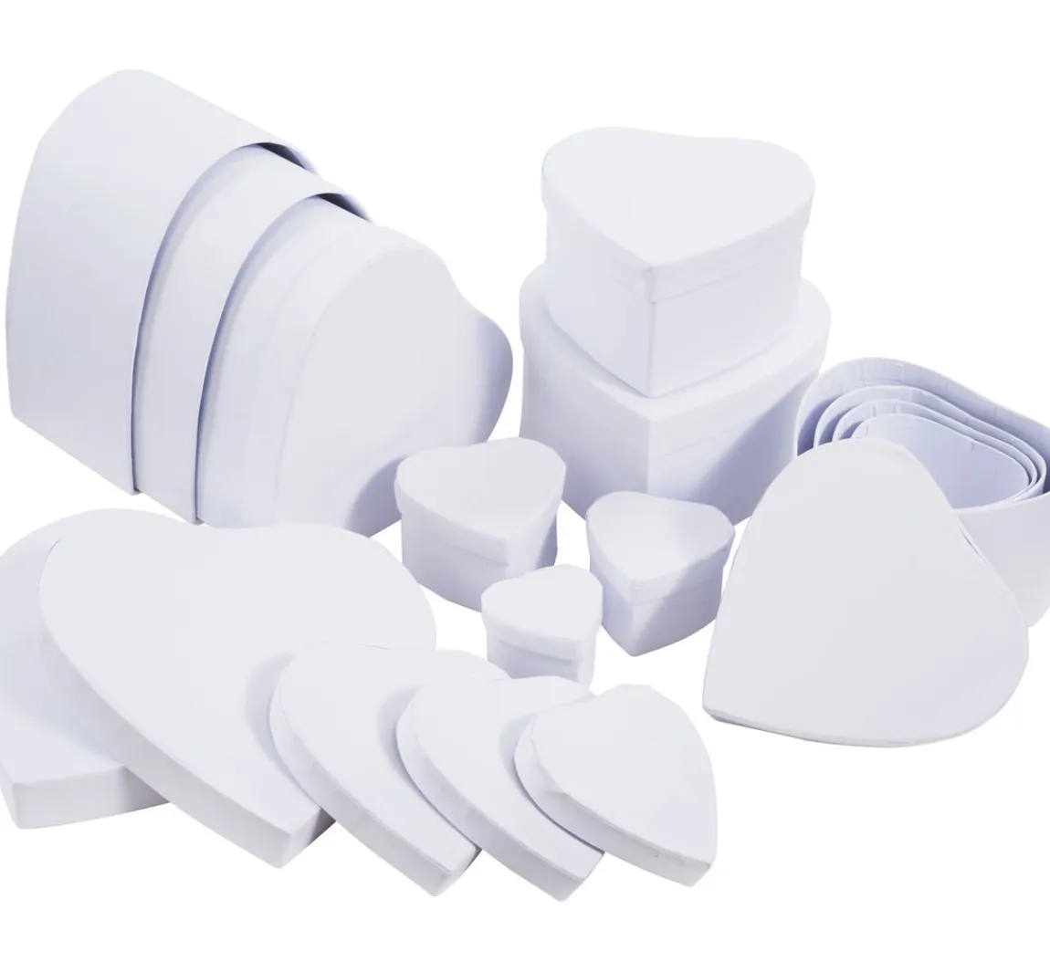 Discount VBS XXL VBS Pappschachteln "Herz", 12er-Set