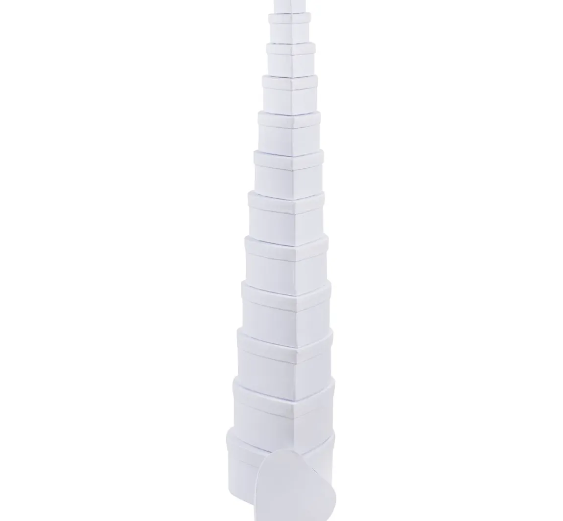 Discount VBS XXL VBS Pappschachteln "Herz", 12er-Set