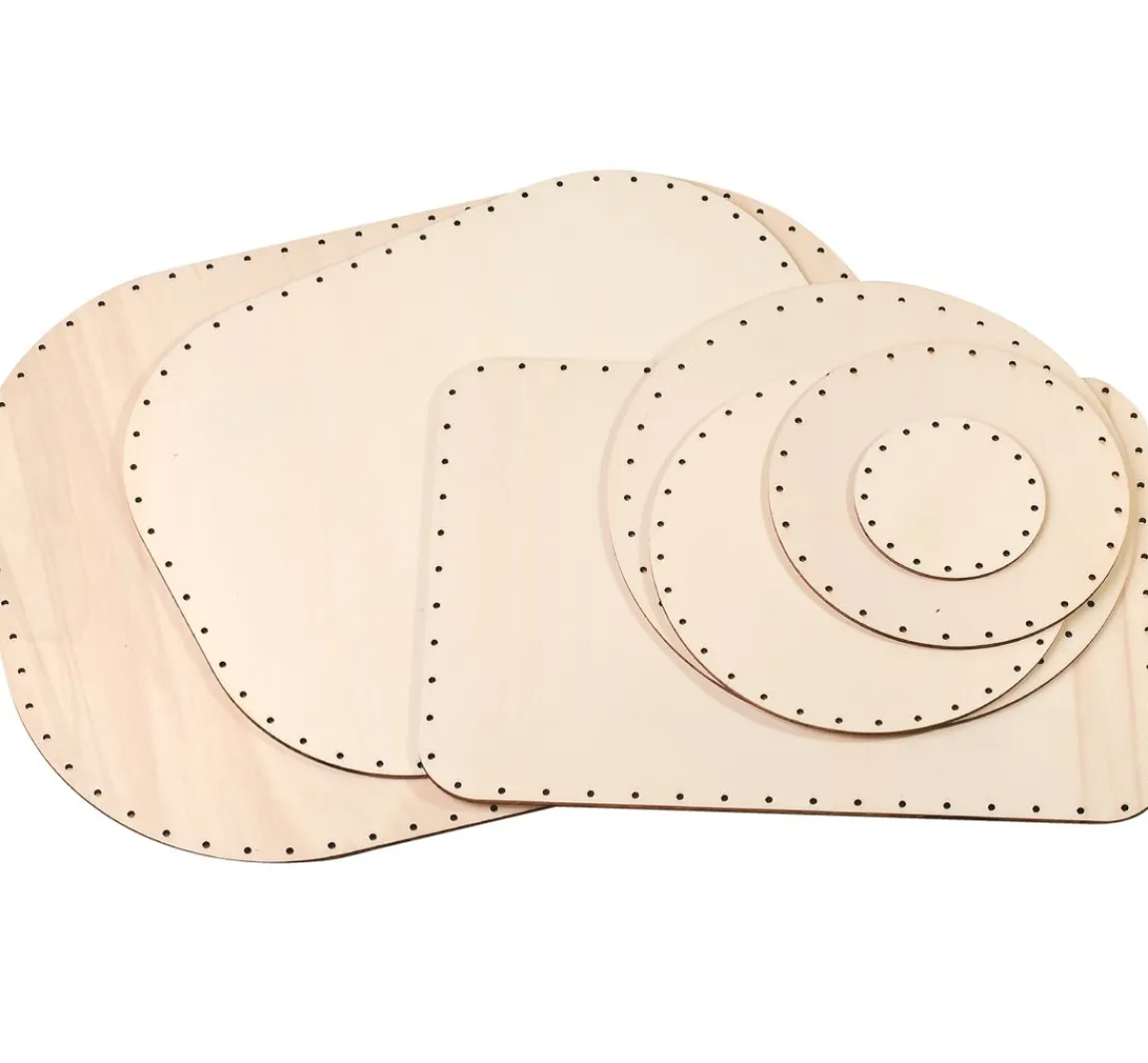 Discount VBS Peddigrohr-Boden "Rechteck mit runden Kanten", 4 mm, 45 x 33 cm