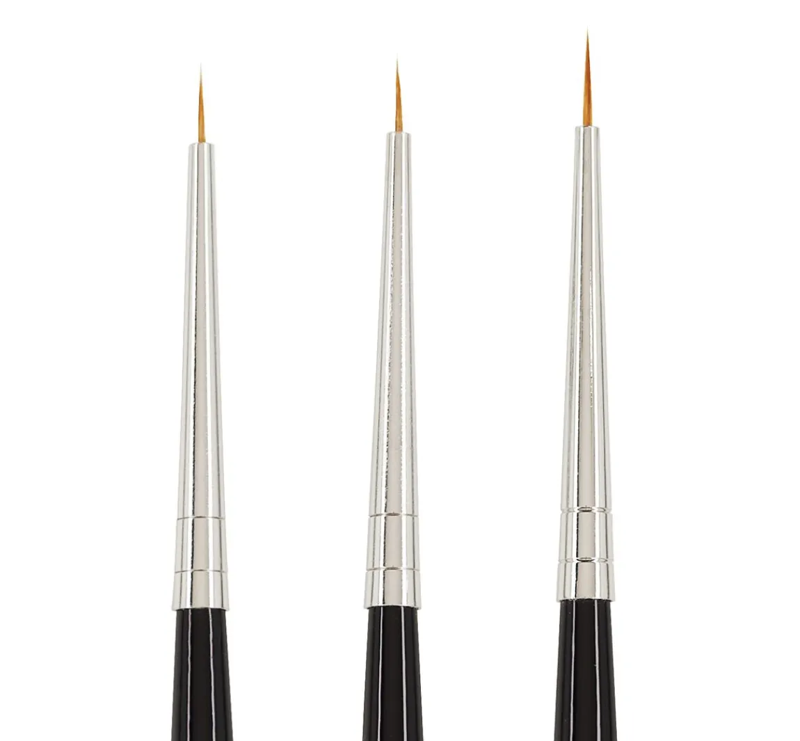 Hot VBS Pinsel-Set Kolinsky-Rotmarder, 3er-Set