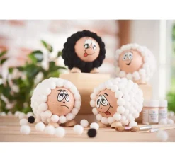 Online VBS Pompons, 15 mm, 60 Stück
