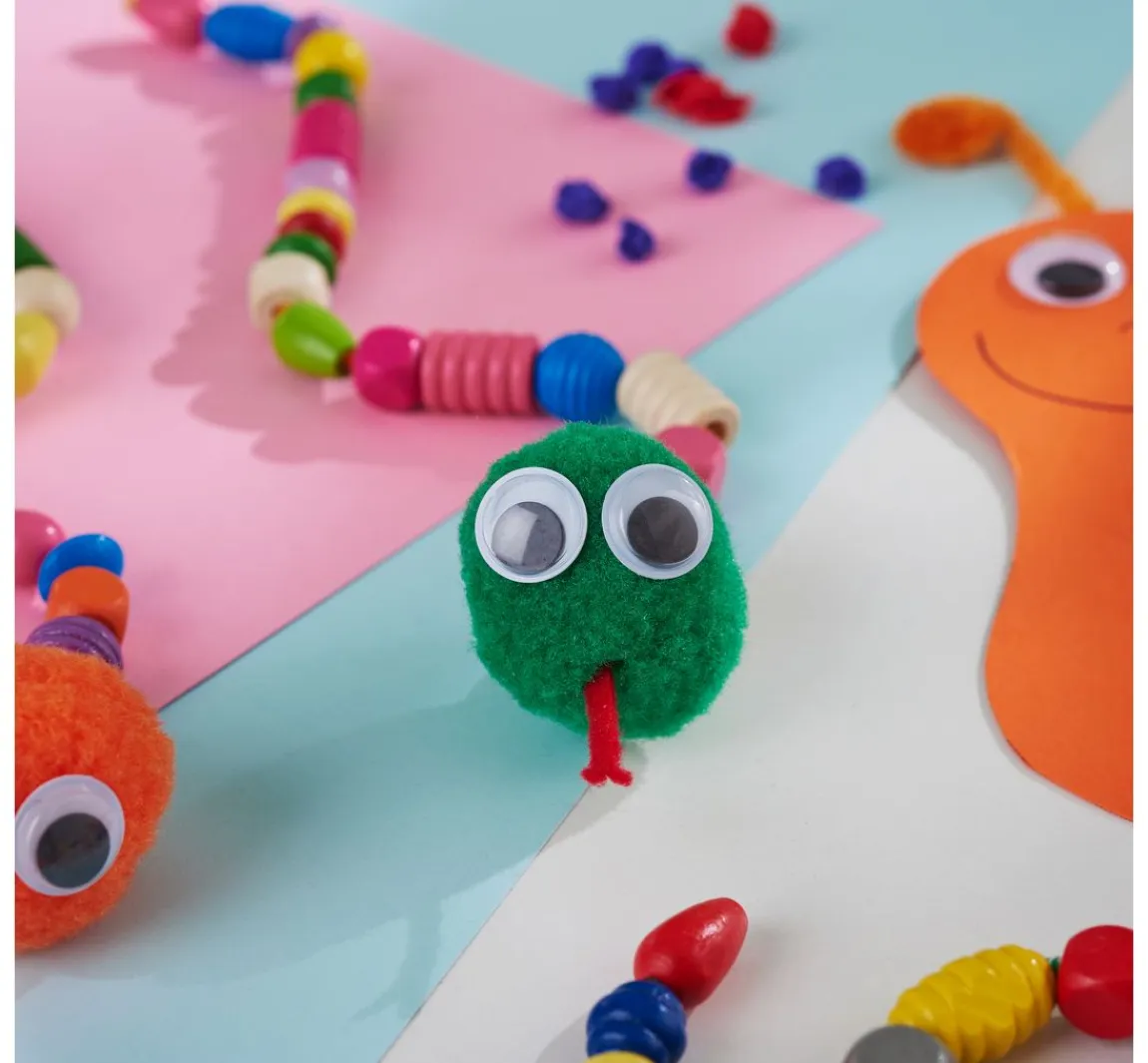 Hot VBS XXL VBS Pompons "Farben & Größen Mix", 1.000 Stück