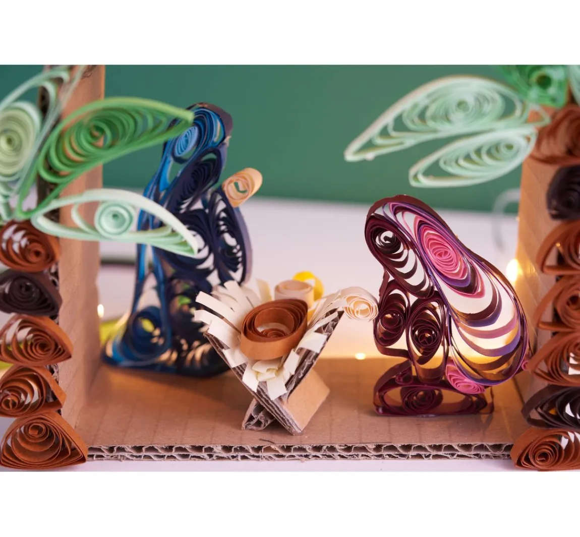 Online VBS Quilling Schablone inkl. Schaumstoff-Unterlage