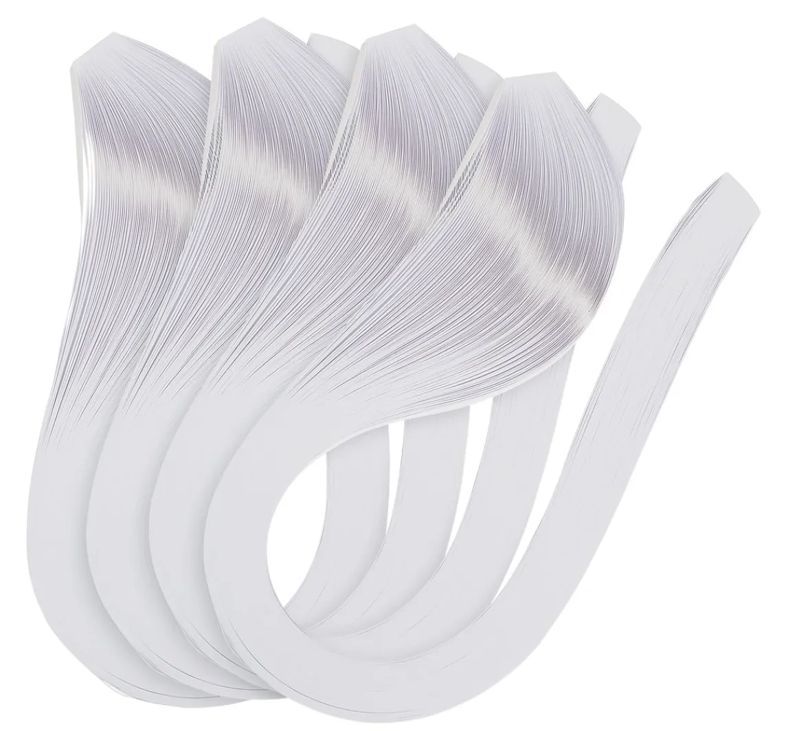 Best VBS XXL VBS Quillingstreifen "Weiß", 3 mm, 600 Stück