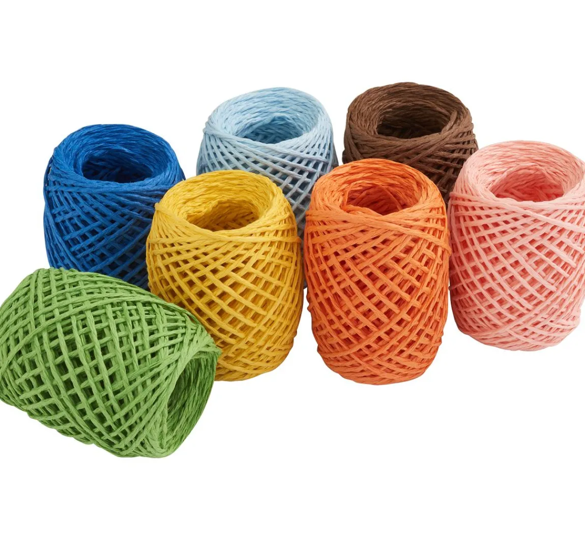 Discount VBS Raffia Papierband, 7er-Set