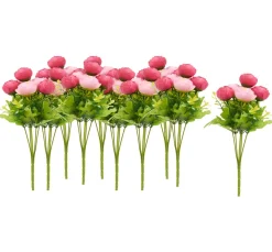 Discount VBS XXL VBS Ranunkel, künstlich, Rosa, ca. 28 cm, 10 Stück