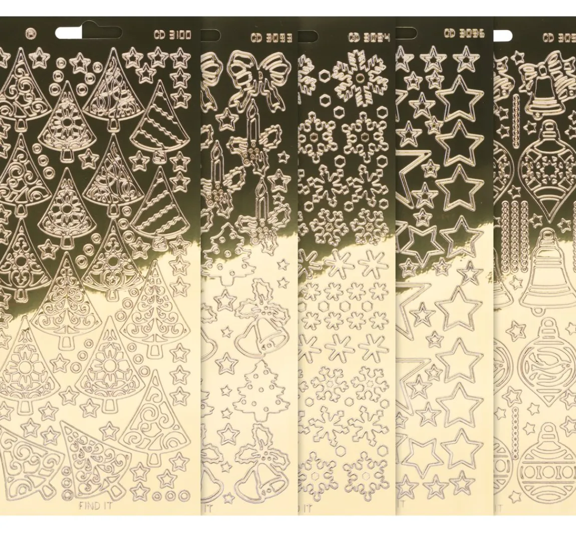Hot VBS Reliefsticker-Set "Xmas"