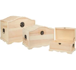 Clearance VBS Runddeckeltruhen, 3er-Set