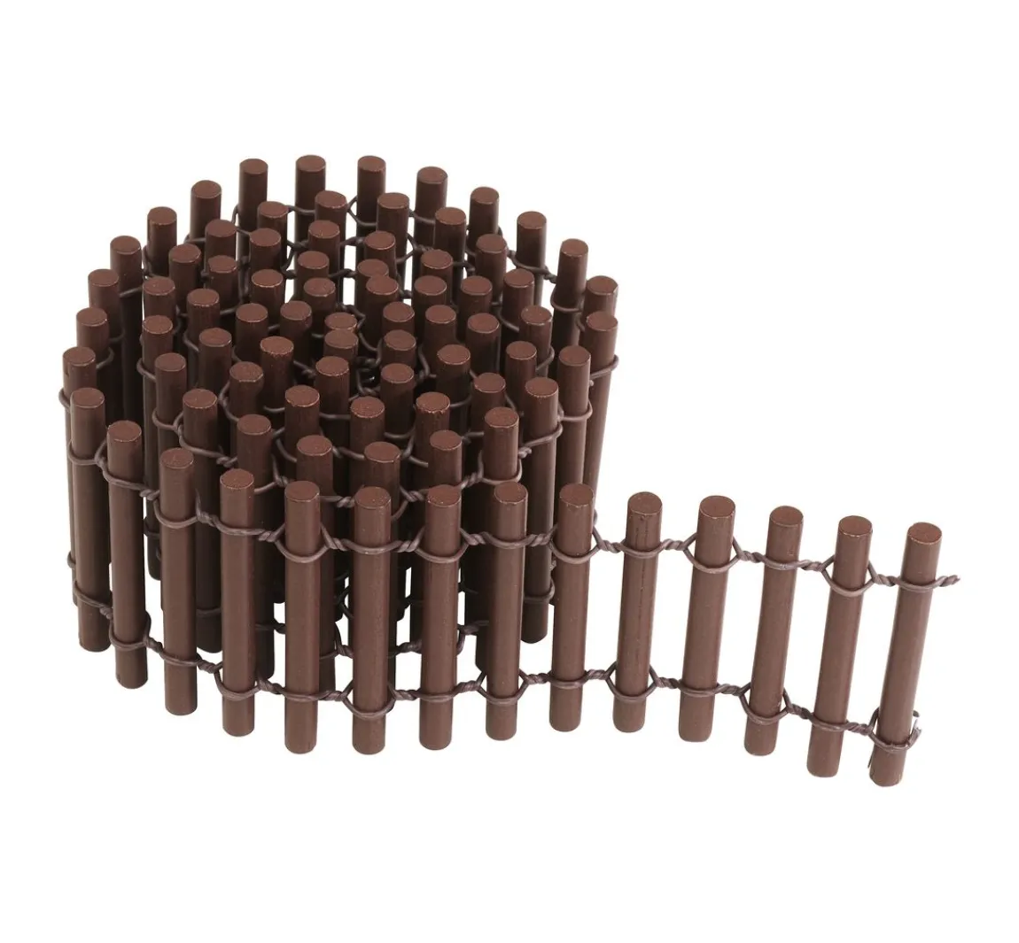 Hot VBS Rundholz Zaun, ca. 80 x 5 cm, Braun