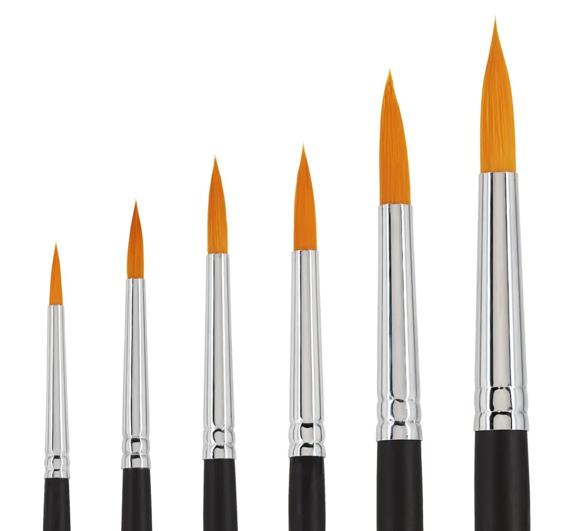 New VBS Rundpinsel "BASIC", 6er-Set