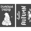 Clearance VBS Schablonen-Set "Autumn & Pumpkin", A4