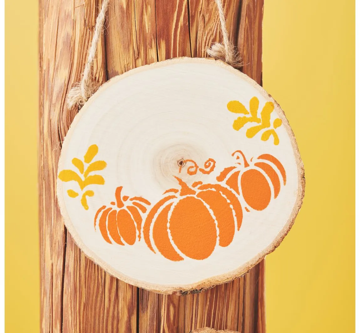 Clearance VBS Schablonen-Set "Autumn & Pumpkin", A4