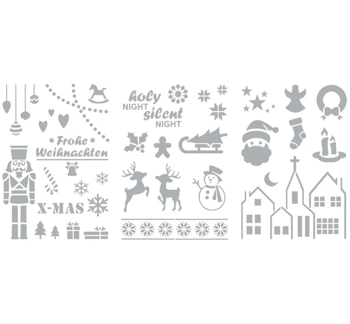 Sale VBS Schablonen-Set "Frohe Weihnachten"
