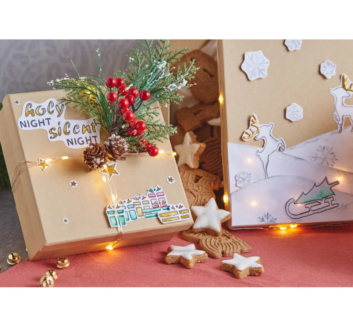 Sale VBS Schablonen-Set "Frohe Weihnachten"