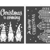 Best VBS Schablonen-Set "Merry Christmas", A4