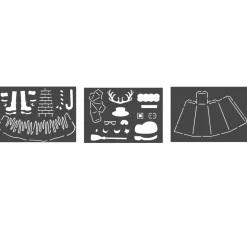 Clearance VBS Schablonen-Set "Weihnachts-Schachteln"