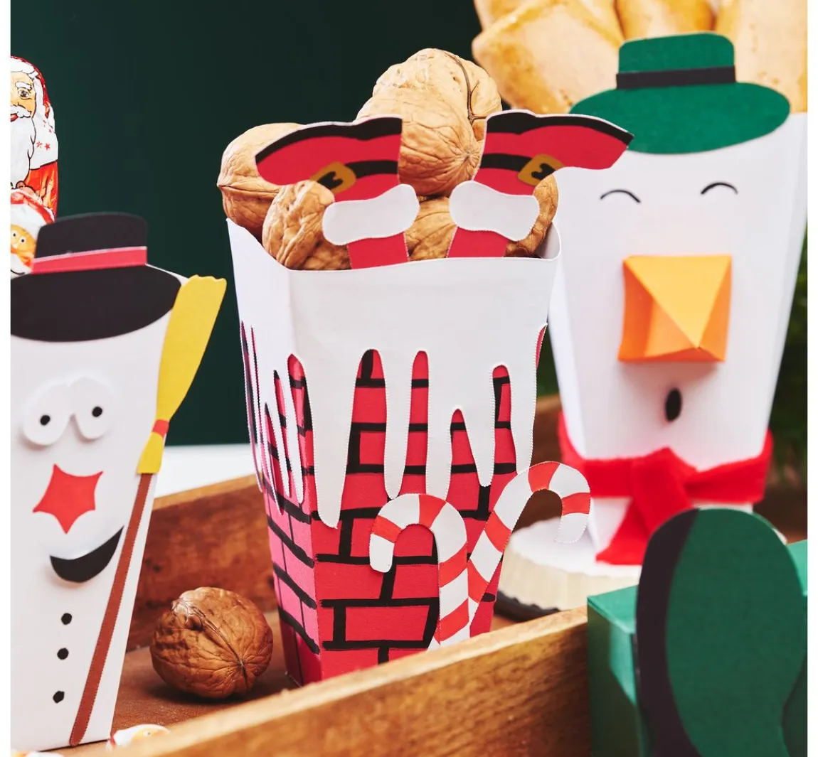 Clearance VBS Schablonen-Set "Weihnachts-Schachteln"