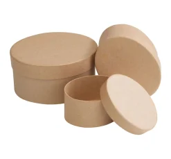 New VBS Schachteln „Oval“, 3er-Set