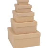 Outlet VBS Schachteln "Quadrat", 5er-Set