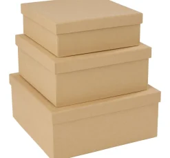 Hot VBS Schachteln "Quadrat", 3er-Set