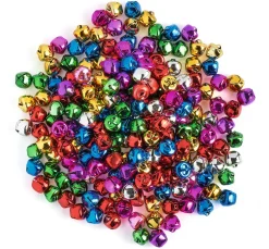 VBS XXL VBS Schellen "Bunt", 200 Stück, Ø 10 mm