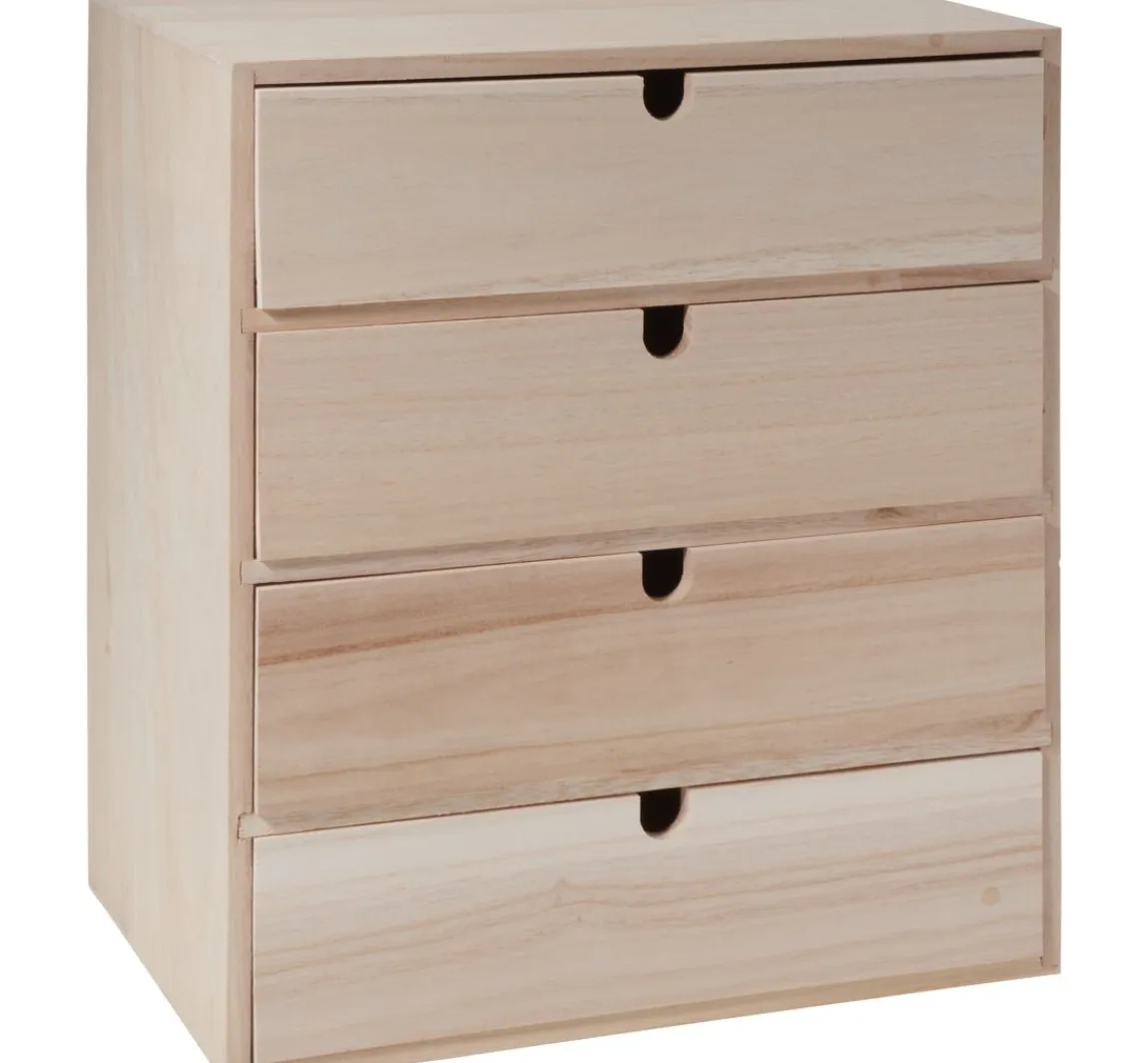 Clearance VBS Schubladenbox mit 4 Schubladen