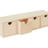 New VBS Schubladenbox mit 4 Schüben