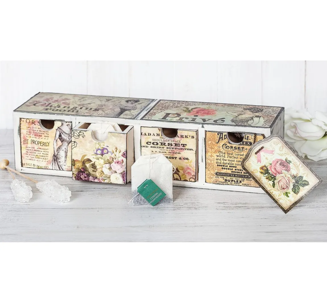 New VBS Schubladenbox mit 4 Schüben
