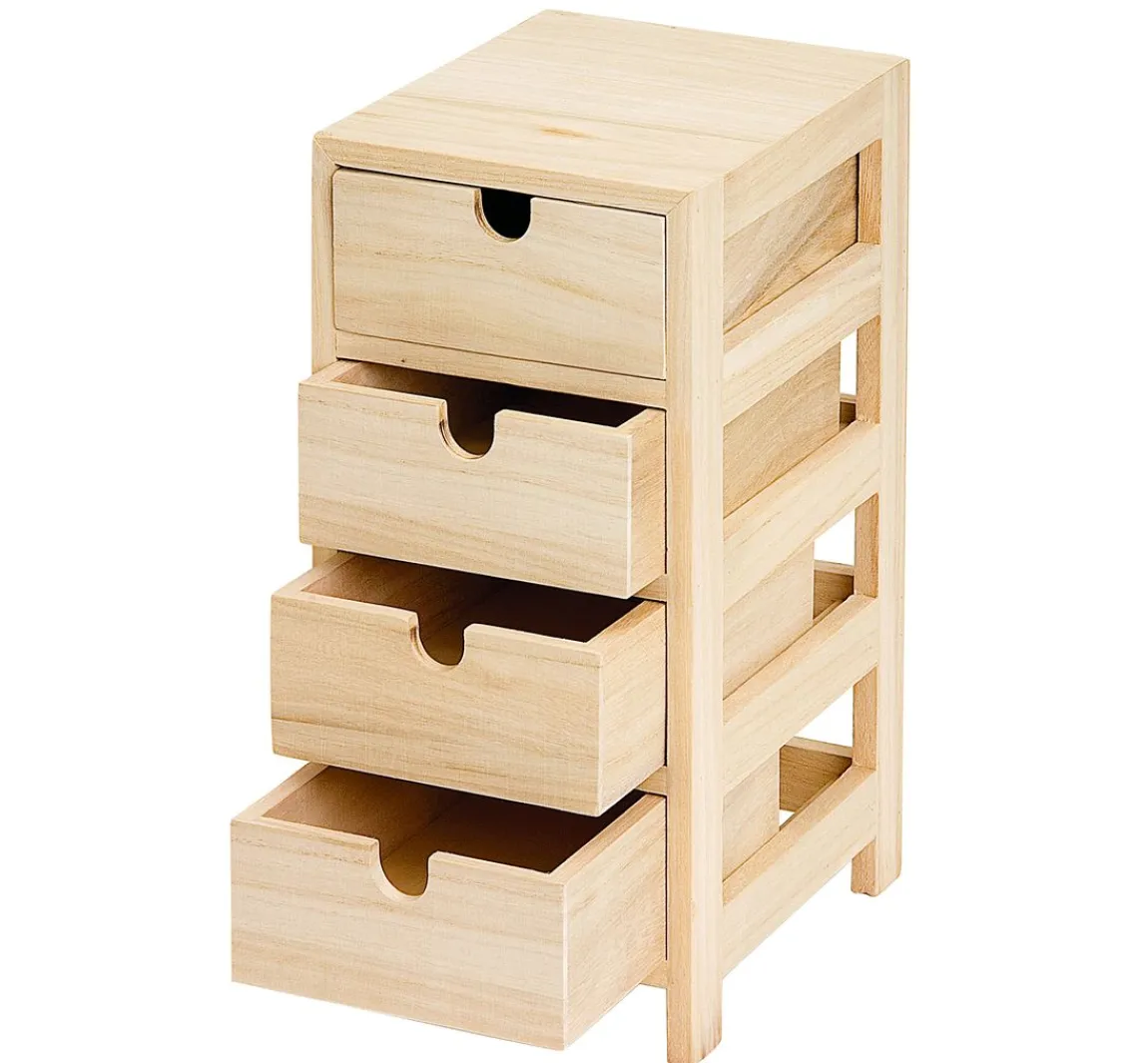 Best VBS Schubladenturm mit 4 Schüben