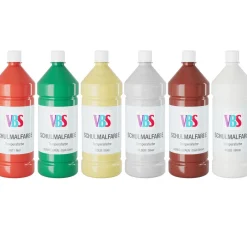 Hot VBS Schulmalfarbe, 6er-Set