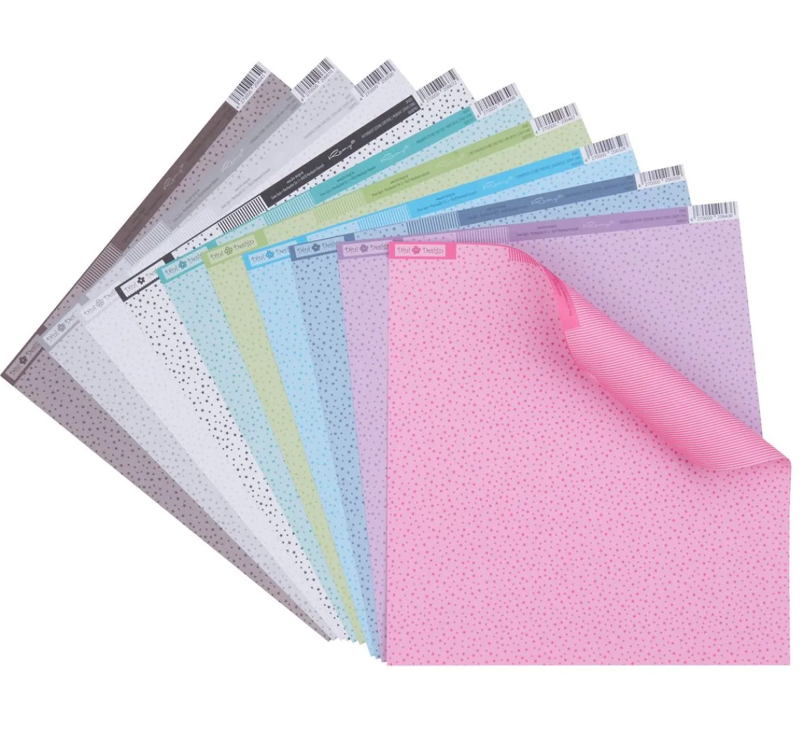Clearance VBS Scrapbook-Papierset "Little Star"