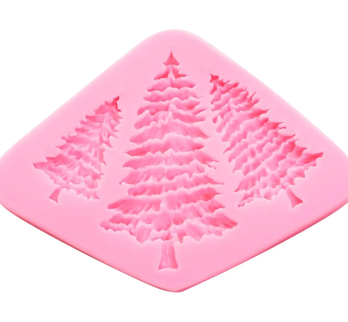 Best VBS Silikonform "Tannenbaum Trio"