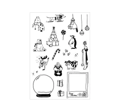 Best VBS Silikonstempel "Christmas Animals"