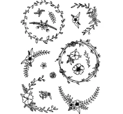 Sale VBS Silikonstempel "Florale Rahmen"