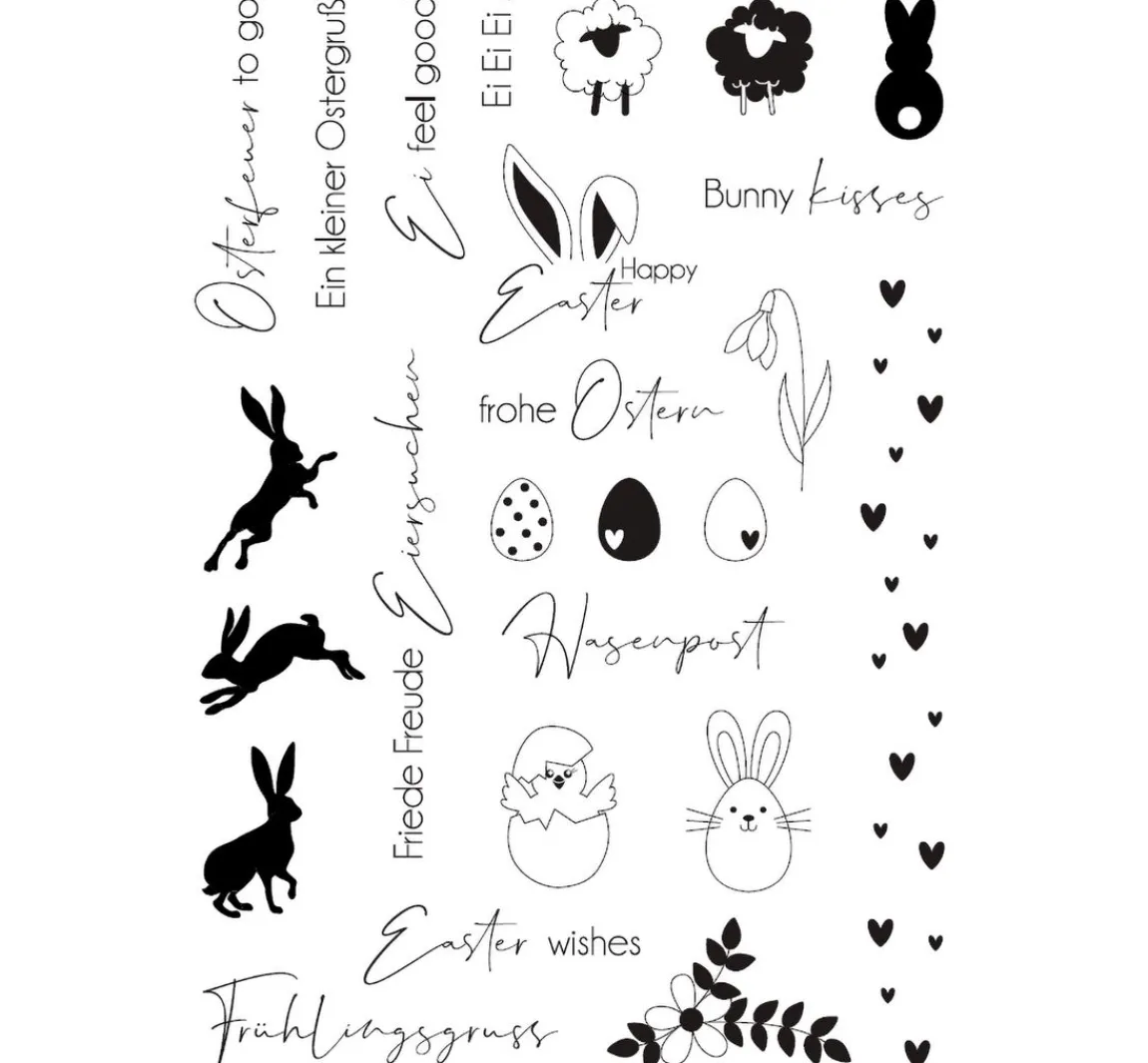 Sale VBS Silikonstempel "Happy Easter"