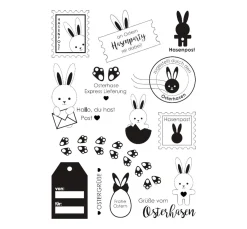 New VBS Silikonstempel "Hasenpost"