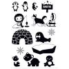 Hot VBS Silikonstempel "Polarwelt"